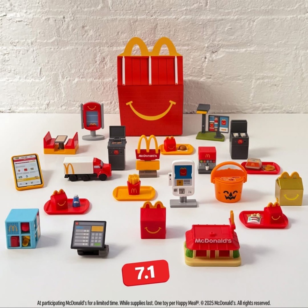 McDonald's Playset - Red, Yellow, and Orange